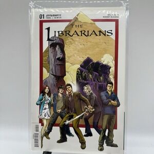 The Librarians‎ Issue 1 Dynamite Comics Cover A Bagged And Boarded
